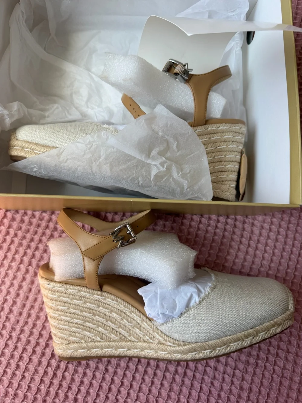 Michael Kors  Espadrille Wedge - Kenzie pale hemp